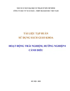 Hoạt động trải nghiệm 8 cánh diều