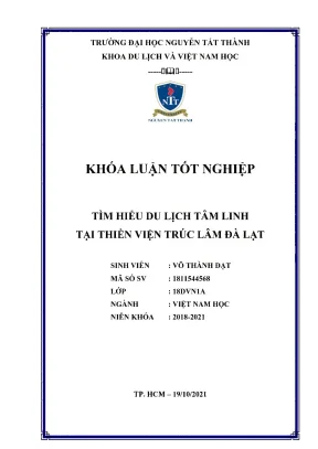 Tìm hiểu du lịch tâm linh tại thiền viện trúc lâm đà lạt