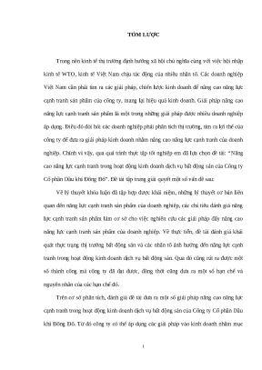 Luận văn tmu nâng cao năng lực cạnh tranh trong hoạt động kinh doanh dịch vụ bất động sản của công ty cổ phần dầu khí đông đô