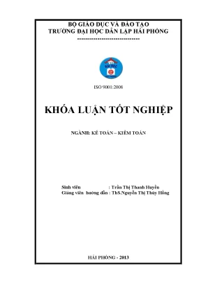 Hoàn thiện tổ chức công tác kế toán nguyên vật liệu tại công ty tnhh 1 thành viên than nam mẫu vinacomin