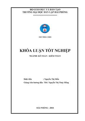 Hoàn thiện tổ chức công tác kế toán nguyên vật liệu tại công ty trách nhiệm hữu hạn việt trường