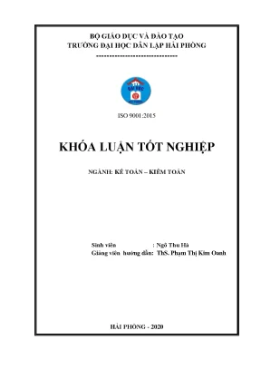 Hoàn thiện công tác kế toán thanh toán với người mua người bán tại công ty tnhh thương mại vận tải an hưng