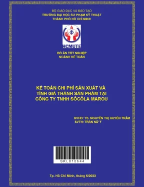 Kế toán chi phí sản xuất và tính giá thành sản phẩm tại công ty tnhh sôcôla marou