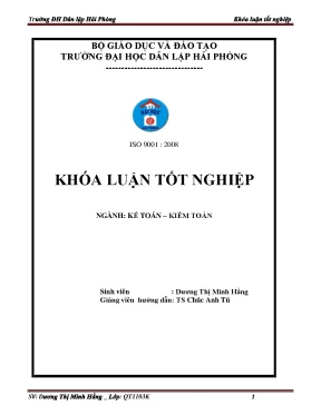 Hoàn thiện công tác kế toán vốn bằng tiền tại công ty tnhh tm và dv vận tải an phổ lộc