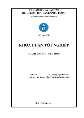 Hoàn thiện công tác kế toán doanh thu chi phí và xác định kết quả kinh doanh tại công ty tnhh công nghiệp nặng doosan hải phòng việt nam