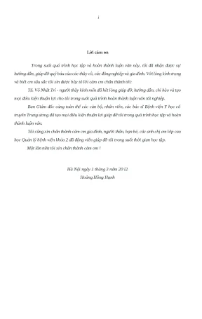Luận văn nghiên cứu các yếu tố liên quan đến động lực làm việc của bác sĩ bệnh viện y học cổ truyền trung ương năm 2011