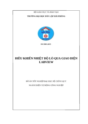 Luận văn điều khiển nhiệt độ lò qua giao diện labview