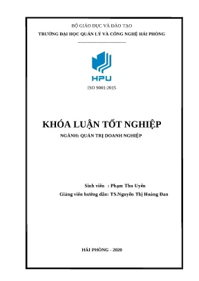 Luận văn biện pháp thúc đẩy tiêu thụ sản phẩm cà phê của công ty tnhh đầu tư b v cà phê việt nam tại thị trường trong nước