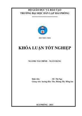 Giải pháp nâng cao chất lượng tín dụng đối với doanh nghiệp vừa và nhỏ của ngân hàng tmcp đầu tư và phát triển việt nam chi nhánh quảng ninh pgd cẩm phả