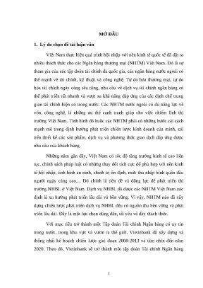 Luận văn thạc sĩ phát triển dịch vụ ngân hàng bán lẻ tại vietinbanhập khẩu chi nhánh thành phố hà nội