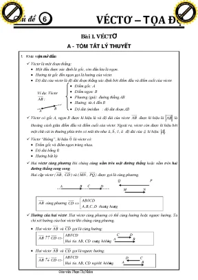 Vecto toán 10 chuyên đề 6