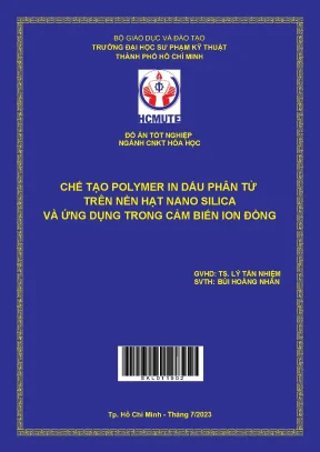 Chế tạo polymer in dấu phân tử trên nền hạt nano silica và ứng dụng trong cảm biến ion đồng