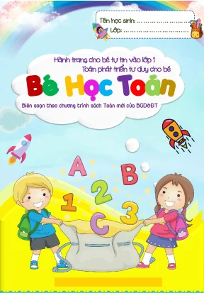 Bé học toán hành trang cho bé vào lớp 1 toán tư duy