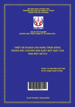 Thiết kế scada cho khâu trộn sống trong dây chuyền sản xuất bột giặt của nhà máy netco