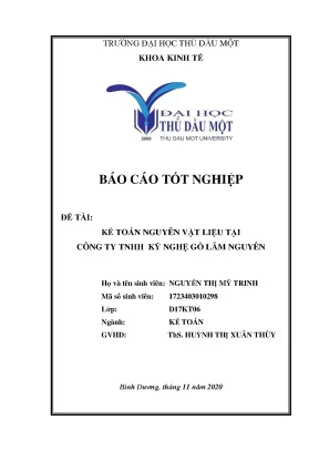 Kế toán nguyên vật liệu tại công ty tnhh kỹ nghệ gỗ lâm nguyên