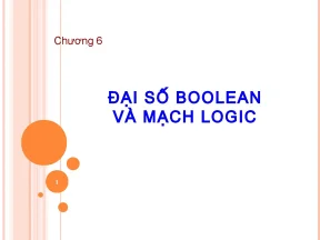 Đại số boolean và mạch logic