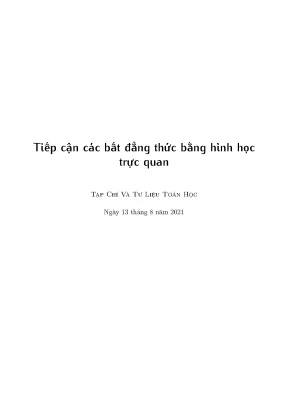 Tiếp cận bất đẳng thức hình học trực quan