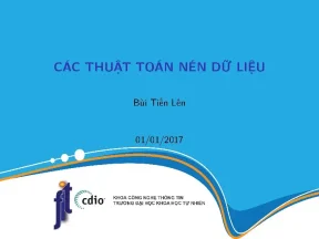 Cấu trúc dữ liệu và giải thuật chapter07 compression