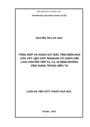 0118 tổng hợp và khảo sát đặc tính điện hóa của vật liệu oxit mangan có chứa kim loại chuyển tiếp fe co ni định hướng ứng dụng trong siêu tụ luận văn tốt n