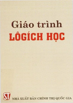 Giáo trình lôgích học phần 1
