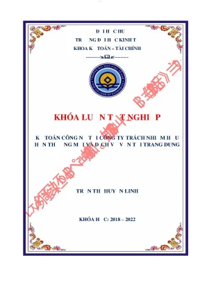 Kế toán công nợ tại công ty tnhh tm và dvvt trang dung