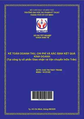 Kế toán doanh thu chi phí và xác định kết quả kinh doanh tại công ty cổ phần giao nhận và vận chuyển indo trần