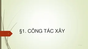 Công tác xây