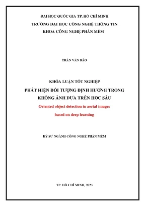 Khóa luận phát hiện đối tượng định hướng trong không ảnh dựa trên học sâu