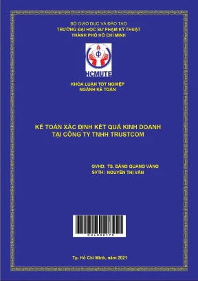 Kế toán xác định kết quả kinh doanh