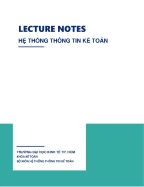 Ueh lý thuyết hệ thống thông tin kế toán học bao thi trúng