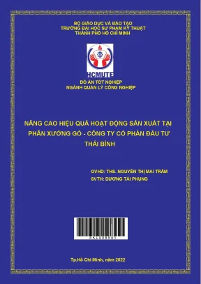 Nâng cao hiệu quả hoạt động sản xuất tại phân xưởng gò công ty cổ phần đầu tư thái bình