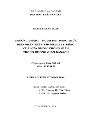 0598 phương pháp lặp giải bất đẳng thức biến phân trên tập điểm bất động của nửa nhóm không giãn trong không gian banach luận văn tốt nghiệp