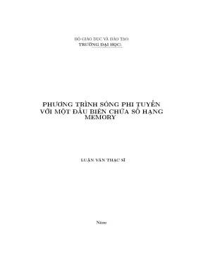 Phương trình sóng phi tuyến với một đầu biên
