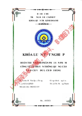 Hoàn thiện kênh phân phối sản phẩm công ty cp truyền thông quảng cáo và dịch vụ du lịch đại bàng
