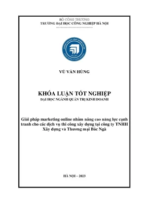 Giải pháp marketing online nhằm nâng cao năng lực cạnh