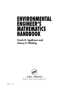 Environmental engineers mathematics handbook