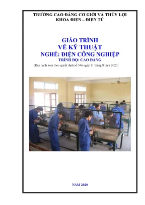 Giáo trình vẽ kỹ thuật nghề điện công nghiệp trình độ cao đẳng