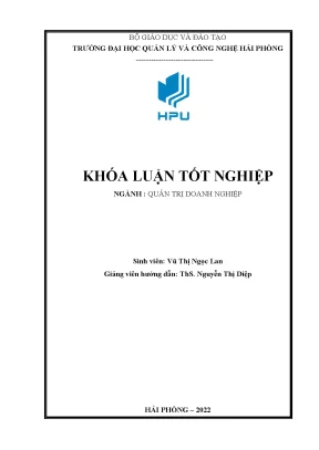 Khóa luận tốt nghiệp một số biện pháp nâng cao hiệu quả sử dụng vốn tại công ty tnhh thương mại và dịch vụ hàng hải atlantic