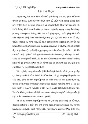 Luận văn tốt nghiệp hoàn thiện kế toán bán hàng và xác định kết quả kinh doanh cuả công ty cổ phần thương mại đầu tư long biên