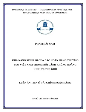 849 khả năng sinh lời của các nhtm vn trong bối cảnh khủng hoảng kinh tế thế giới luận án tiến sĩ tcnh 2023