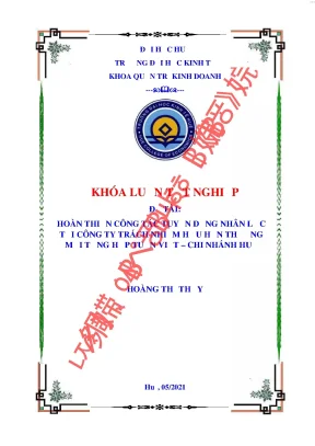 Hoàn thiện công tác tuyển dụng nhân lực tại công ty tnhh tmth tuấn việt chi nhánh huế