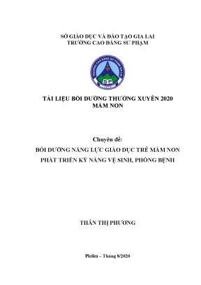 Tài liệu bồi dưỡng thường xuyên hè môn toán tiểu học
