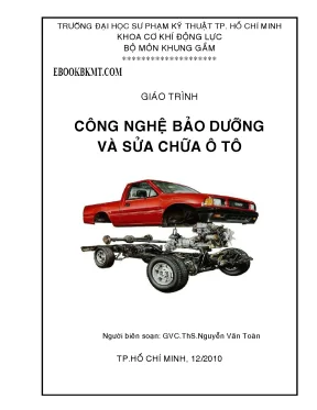 Giáo trình công nghệ bảo dưỡng và sửa chữa ô tô ths nguyễn văn toàn