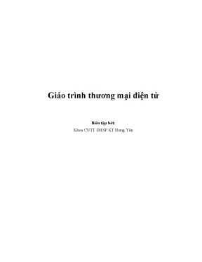 Giáo trình thương mại điện tử khoa công nghệ thông tin đại học sư phạm