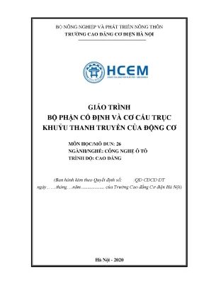 Giáo trình cơ cấu tk tt