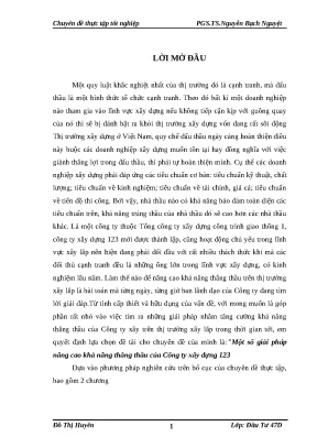 Luận văn mot so giai phap nham nang cao kha nang thang