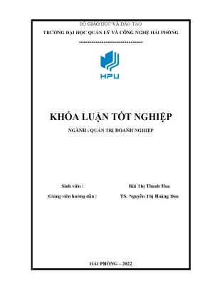 Biện pháp nâng cao hiệu quả kinh doanh của công ty cổ phần đầu tư dịch vụ du lịch quang minh