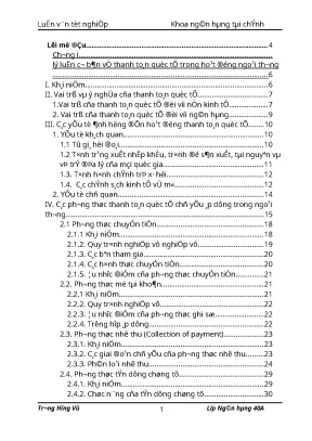 Luận văn tốt nghiệp nâng cao hiệu quả hoạt động thanh toán quốc tế tại ngân hàng công thương hoàn kiếm