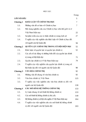 Giáo trình chính trị học