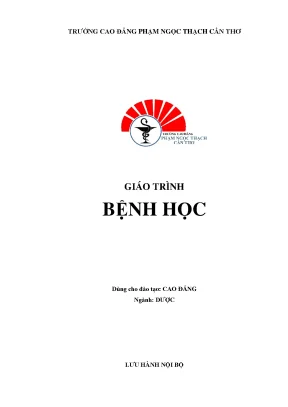 Giáo trình bệnh học ngành dược trình độ cao đẳng cđ phạm ngọc thạch cần thơ